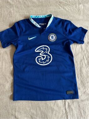 Nike 2022-2023 Chelsea Home Football Soccer T-Shirt Jersey Youth Medium